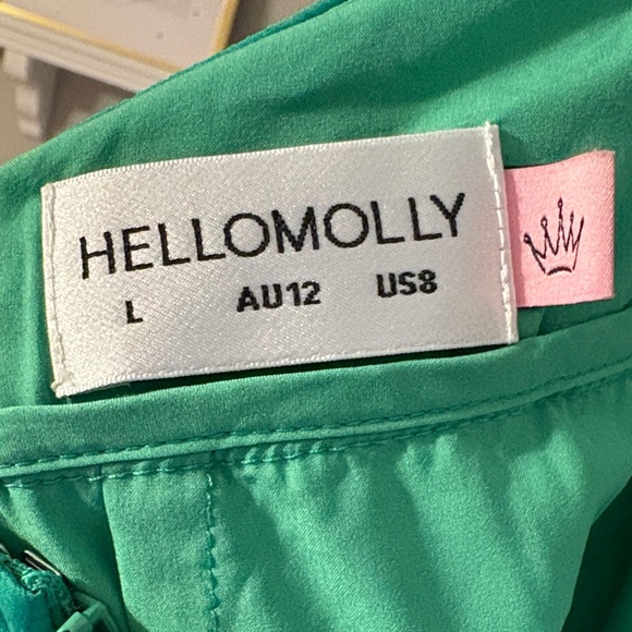 Green High Low Dress - Picture 2 of 4